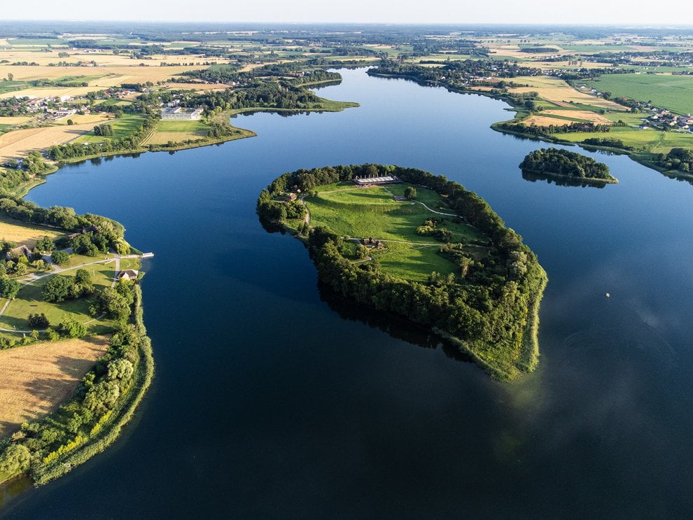 Wyspa Ostrów Lednicki  Foto: M. Popek / Muzeum na Lednicy 