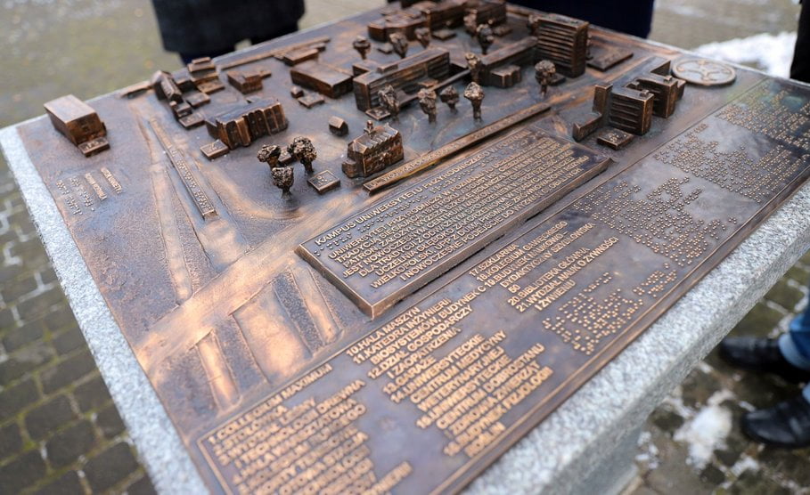 Makieta Kampusu Uniwersytetu Przyrodniczego  Foto: Uniwersytet Przyrodniczy w Poznaniu