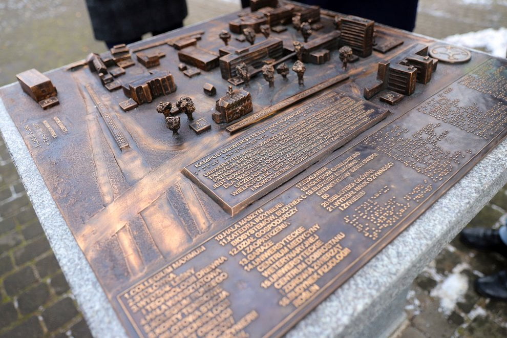 Makieta Kampusu Uniwersytetu Przyrodniczego  Foto: Uniwersytet Przyrodniczy w Poznaniu