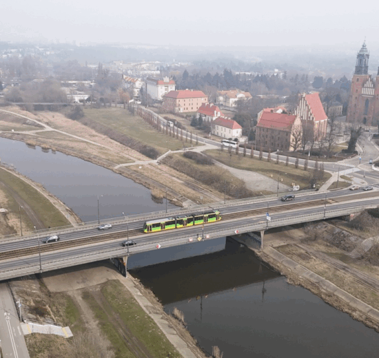 Komunikacja tramwajowa bez mostu Chrobrego i węzła Wierzbięcice  Foto: materiały prasowe / ZTM Poznań
