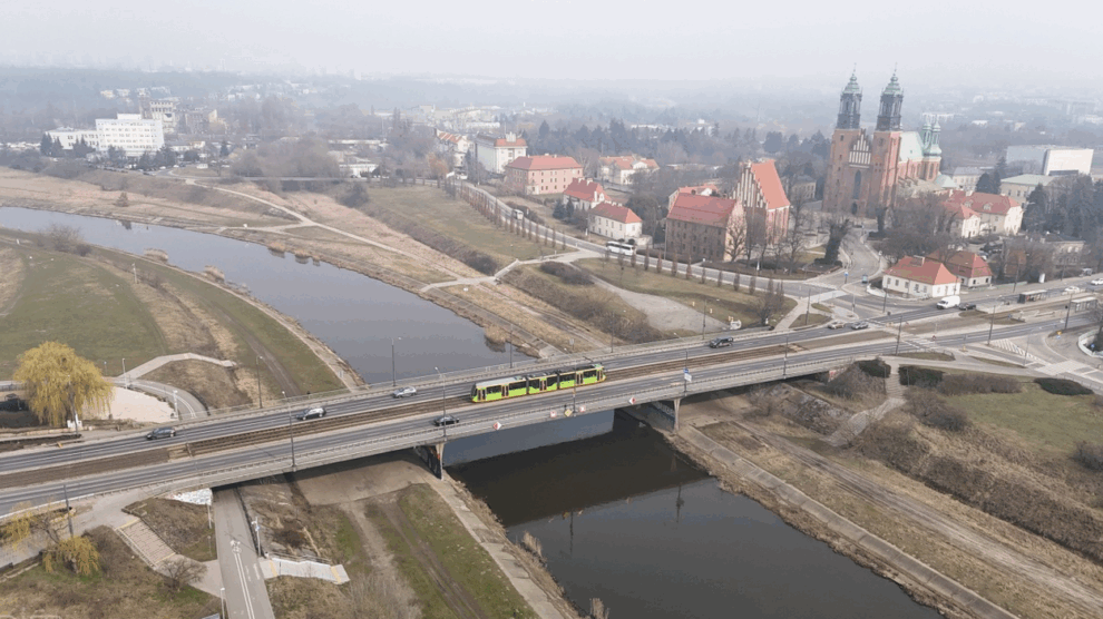Komunikacja tramwajowa bez mostu Chrobrego i węzła Wierzbięcice  Foto: materiały prasowe / ZTM Poznań