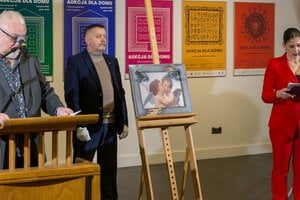 Aukcja dla Domu 2025. Maciej Narożny i Natalia Łojek. Fot. Maciej Kaczyński CK Zamek  Foto: materiały prasowe