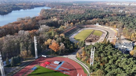 Golecin stadion z lotu ptaka  Foto: PIM