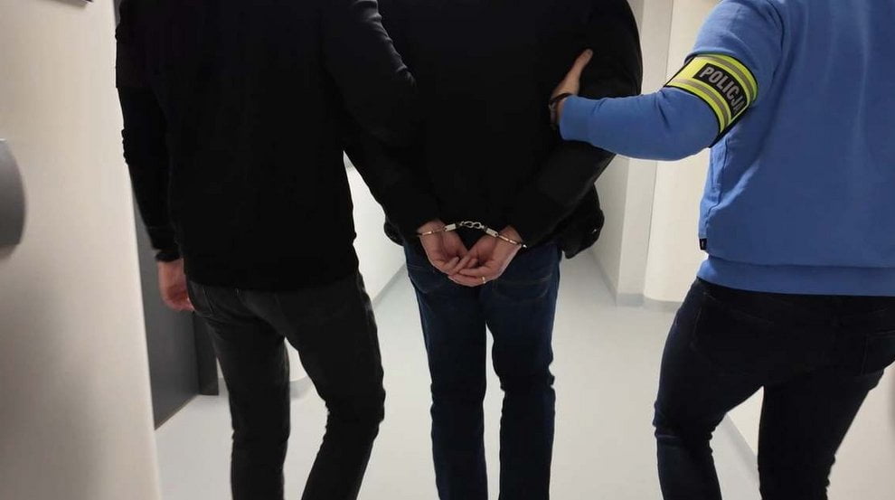 Zatrzymanie Vatalija B. Foto: KWP w Poznaniu Zatrzymanie Vatalija B. Foto: KWP w Poznaniu