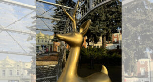 Zniszczona dekoracja świąteczna  Foto: UM Swarzędz