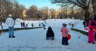 Sanki Teatralka zima  Foto: Michał Kondella / ROSM 