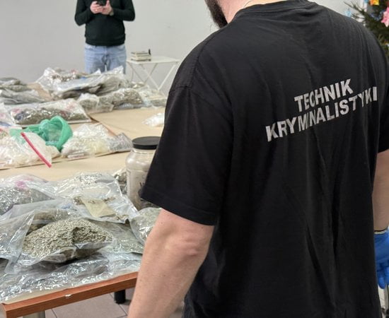 Narkotyki przechwycone w Szamotułach  Foto: KWP w Poznaniu