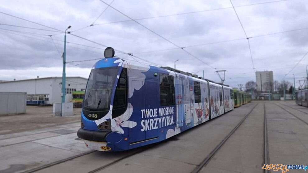 Tramwaj-oklejony-reklama-ktory-bedzie-kursowal-na-linii-specjalnej-RB  Foto: MPK 