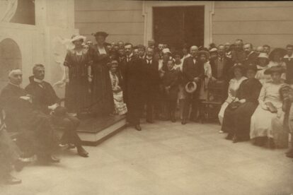 Muzeum Ludoznawcze wystawa 1921r. Foto: archiwum Muzeum Kultur Świata Muzeum Ludoznawcze wystawa 1921r. Foto: archiwum Muzeum Kultur Świata