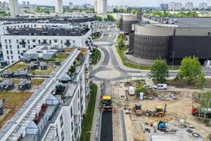 Nowa ulica przy zbiorniku retencyjnym  Foto: PIM / materiały prasowe