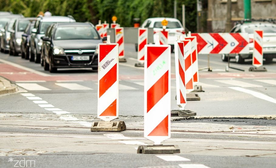 Remonty torowisk. Informacje dla kierowców  Foto: fot. Bartosz Jankowski / ZDM / materiały prasowe
