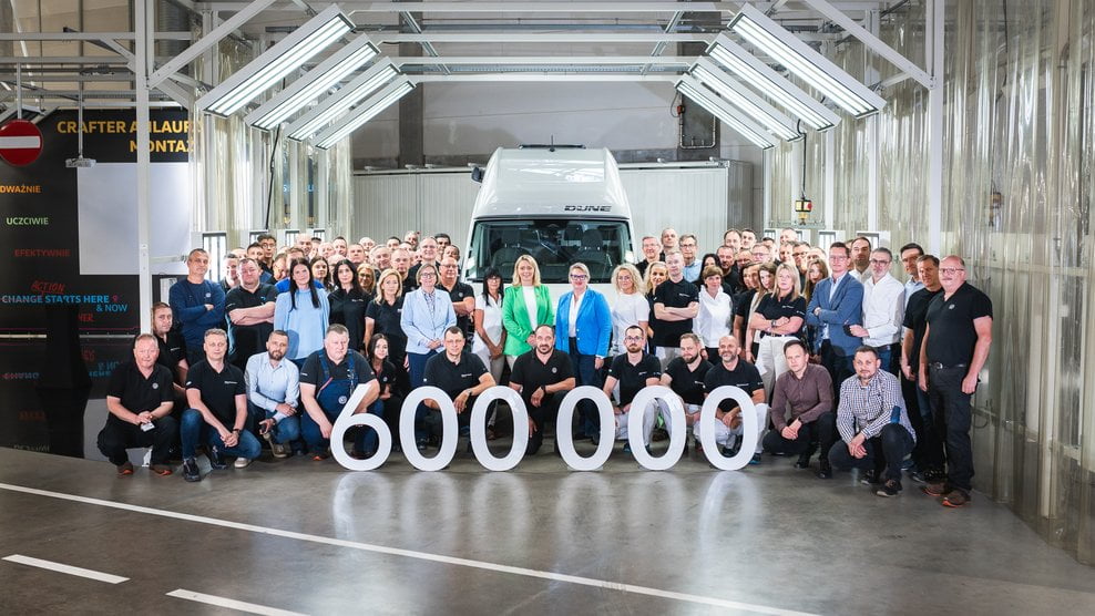 600-tysięczny Crafter z Wrześni  Foto: 