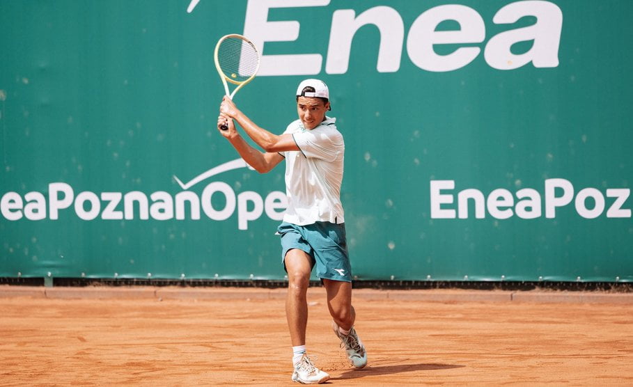 18-latek wygrał preeliminacje Enea Poznań Open po trzysetowym finale  Foto: materiały prasowe / Klaudia Berda