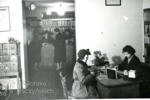 Lodowa Biblioteka Raczynskich PRL [arch BRacz] (24)  Foto: 
