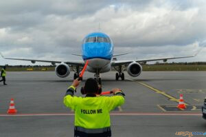 POZ_KLM samolot lotnisko Lawica  Foto: materiały prasowe