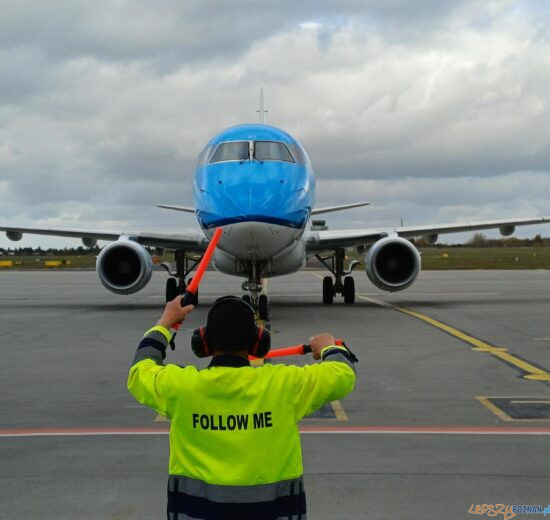 POZ_KLM samolot lotnisko Lawica  Foto: materiały prasowe